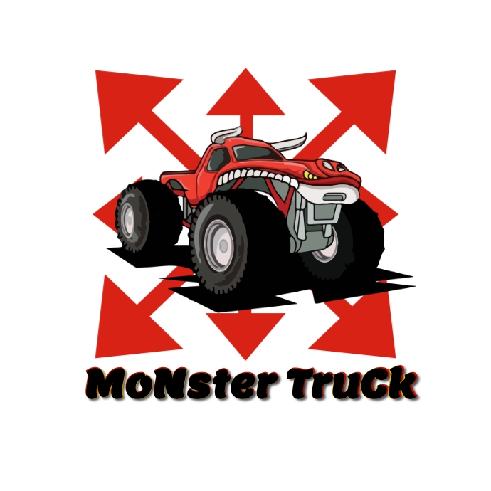 Monster Truck| Truck logo template